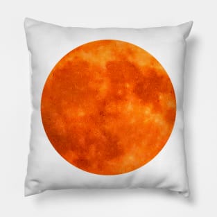 TANGERINE MOONSCAPE Pillow