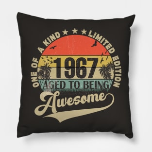 Vintage Year 1967 Pillow