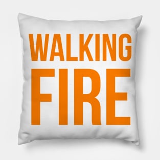 Walking Fire Pillow