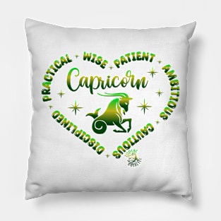 Capricorn Zodiac Tshirt Pillow