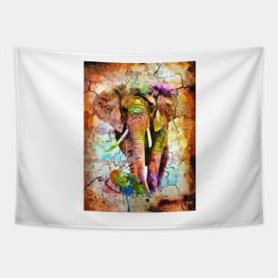 African Elephant Tapestry