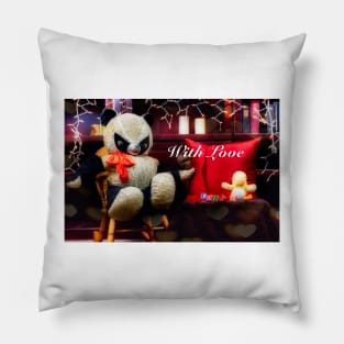 Teddy Bear With Love Pillow