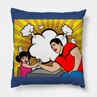 Funny Colorful Arm Wrestling Pillow