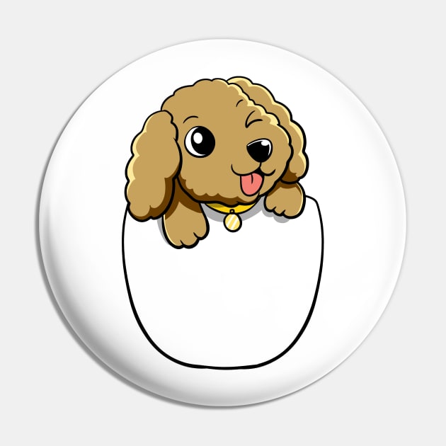 Dog Pocket Pin by WildSloths