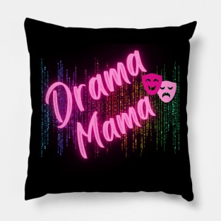 Drama Mama Masks Pillow