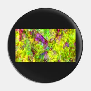 Yellow Shade Multi Coloured Abstract Pin