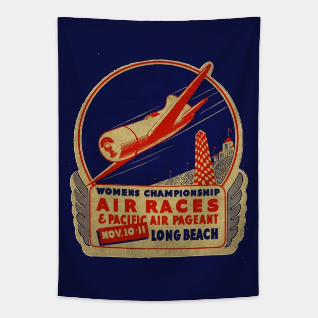 Air Races Tapestry by Midcenturydave
