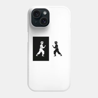 child practicing martial arts Phone Case