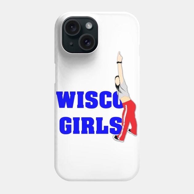 wisco girl 5 Phone Case by medo art 1