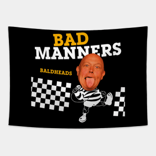 Bad Manners Baldheads Tapestry