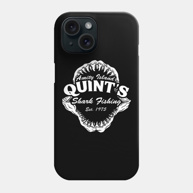 Quint's Shark Fishing Phone Case by Esliger