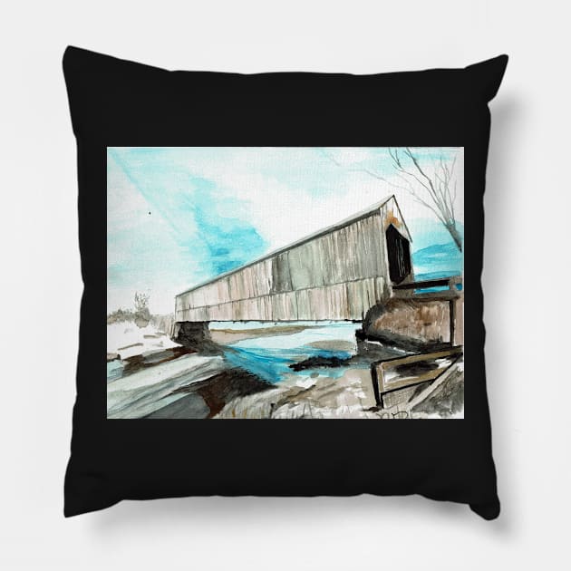 SMITH CREEK #1 (Tranton) Pillow by DureallFineArt