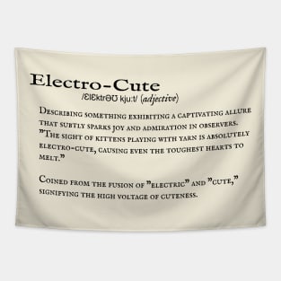 Electro-Cute: Dictionary Entry Tapestry