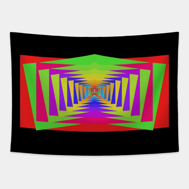 Spectral Fractal Pattern 1.3 Tapestry by Atomic Malibu