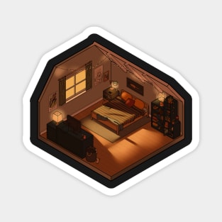 Nick Nelson - Heartstopper - isometric bedroom Magnet