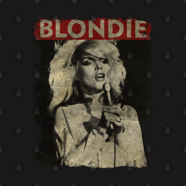 TEXTURE ART-Blondie - RETRO STYLE 5 by ZiziVintage