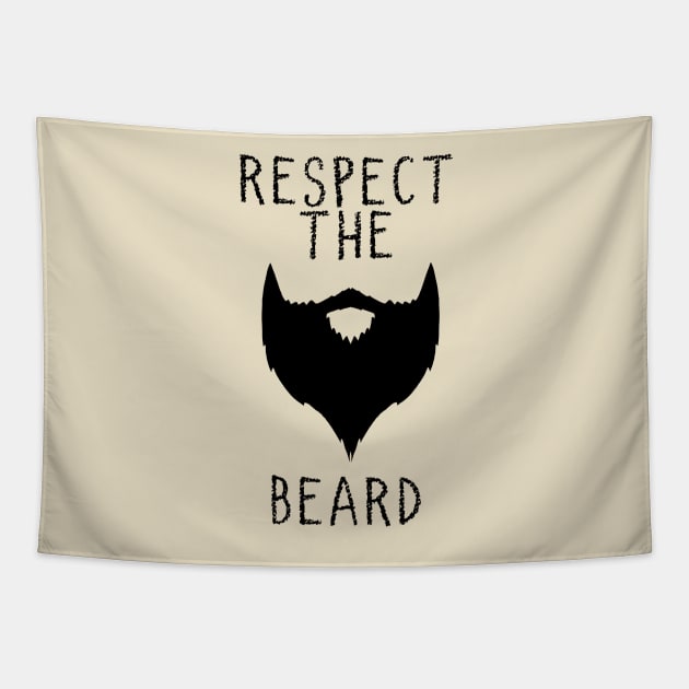 Respect The Black Beard Tapestry by dankdesigns