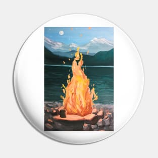 cozy campfire Pin