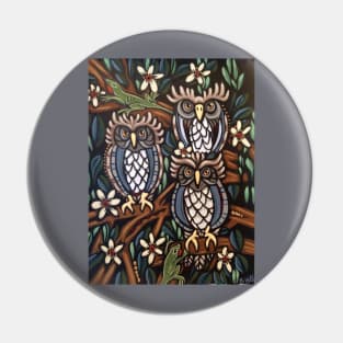 Night Owls Pin