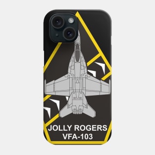 VFA-103 Jolly Rogers - F/A-18 Phone Case