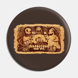 Nightmare Ouija Board Pin