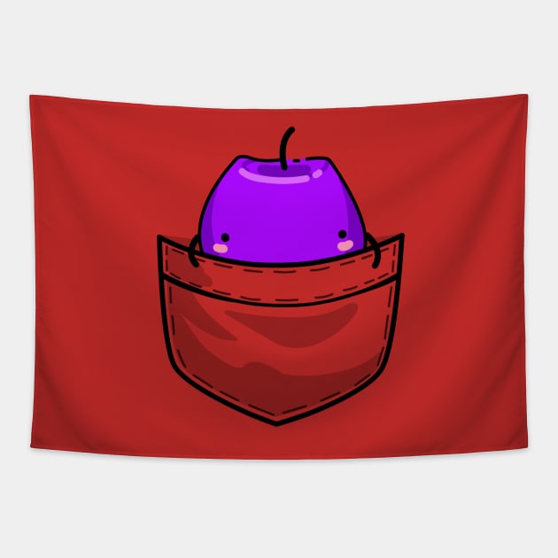 Pocket Junimo - Purple Version Tapestry by PenguinMage