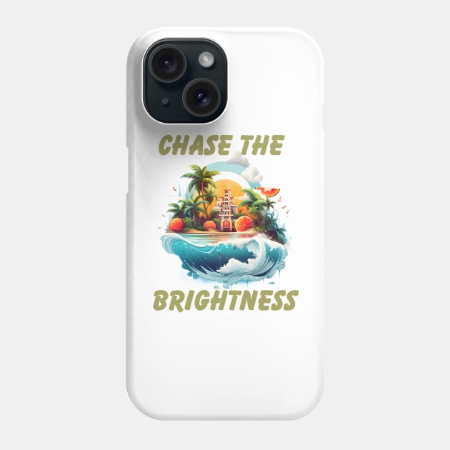 Chase the Brightness Phone Case by NedisDesign