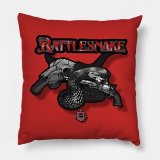 rattlesnake alt design Pillow