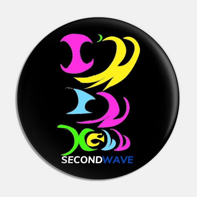 Secondwave 73 Pin by Second Wave Apparel