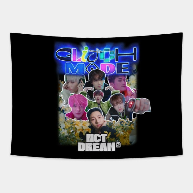 nct dream - glitch mode Tapestry by GlitterMess