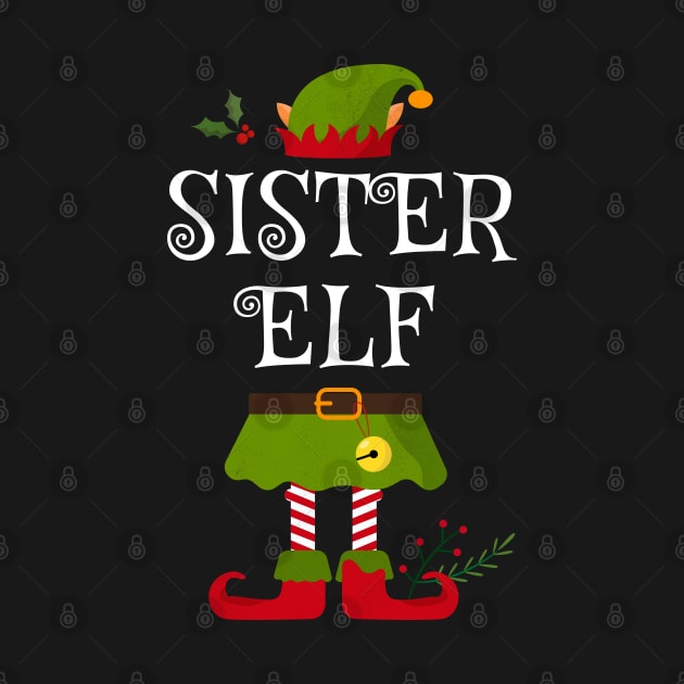 Sister Elf Shirt , Family Matching Group Christmas Shirt, Matching T Shirt for Family, Family Reunion Shirts by bkls