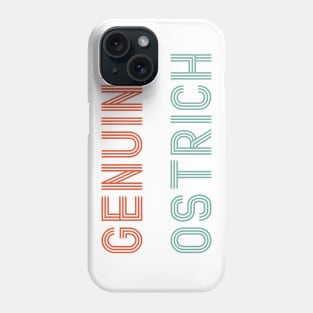 Genuine Ostrich Phone Case