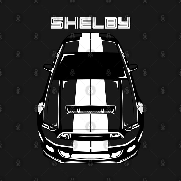 Ford Mustang Shelby GT500 S197 2013-2014 - White Stripes by V8social