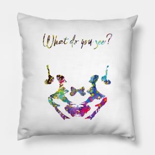 Rorschach inkblot test Pillow