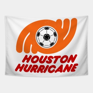 Retro Houston Hurricane Soccer Tapestry