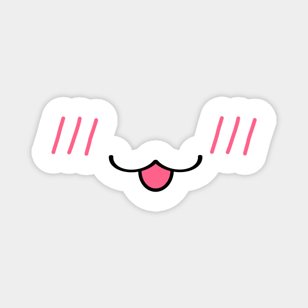 Nyan Blush Magnet by GenieKali