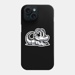 cute cartoon crocodile Phone Case