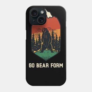 Nerd Druid Go Bear Form Phone Case