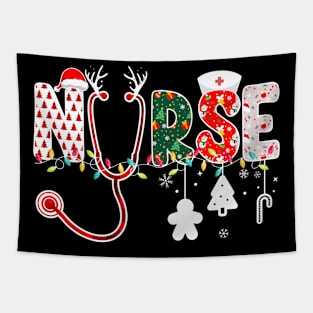 Nurse Christmas Stethoscope Nurses Xmas RN NICU ER Nursing Tapestry