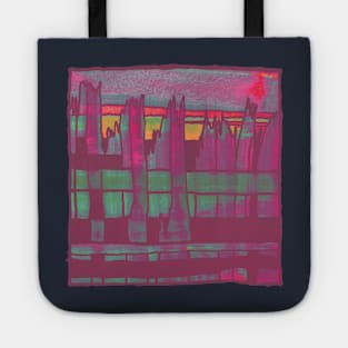 Liminal Space Pink Abstraction Tote