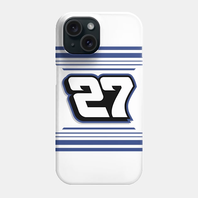 Jeb Burton #27 2024 NASCAR Design Phone Case by AR Designs 