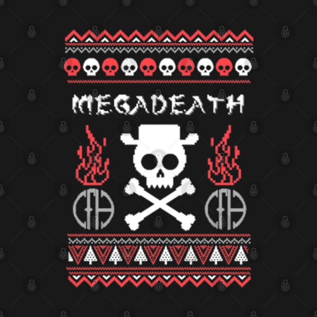 megadeath happy x by psychedelic skull