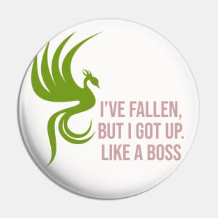 Fasbytes Reality Fallen, Rised like a Boss Pin