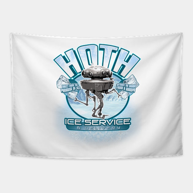 Hoth Ice Co. Tapestry by Sandtraders