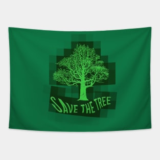 mozaic save the tree Tapestry