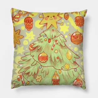 Christmas Ornaments Pillow