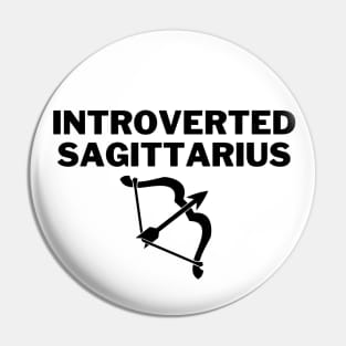 Introverted Sagittarius - Bow and Arrow Pin