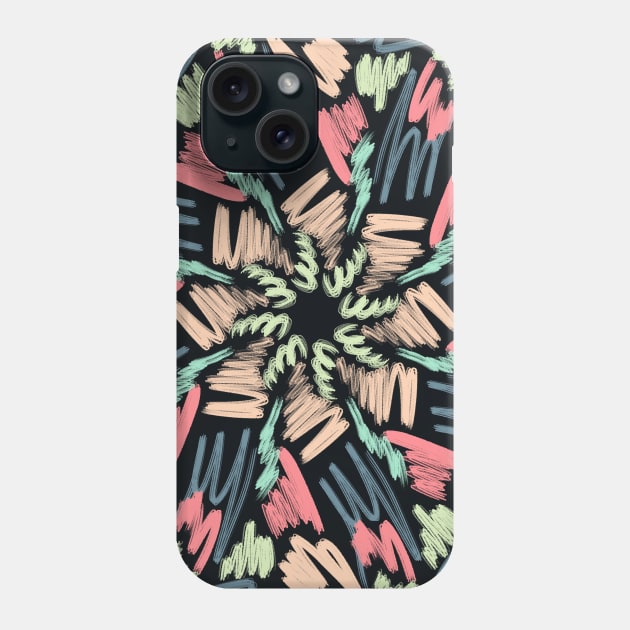 Scribbled Phone Case by Think Beyond Color