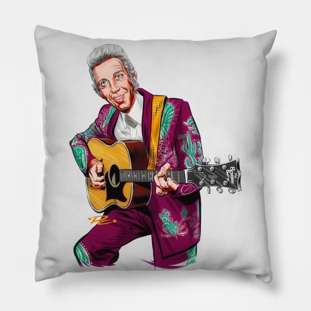 Porter Wagoner Pillow by PLAYDIGITAL2020