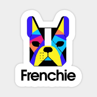 Frenchie Pop Art Dog Owner Vintage Funny French Bulldog Magnet